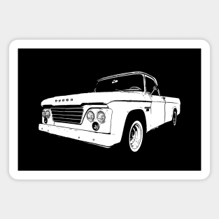 1965 Dodge D-100 Sweptline - stylized Magnet